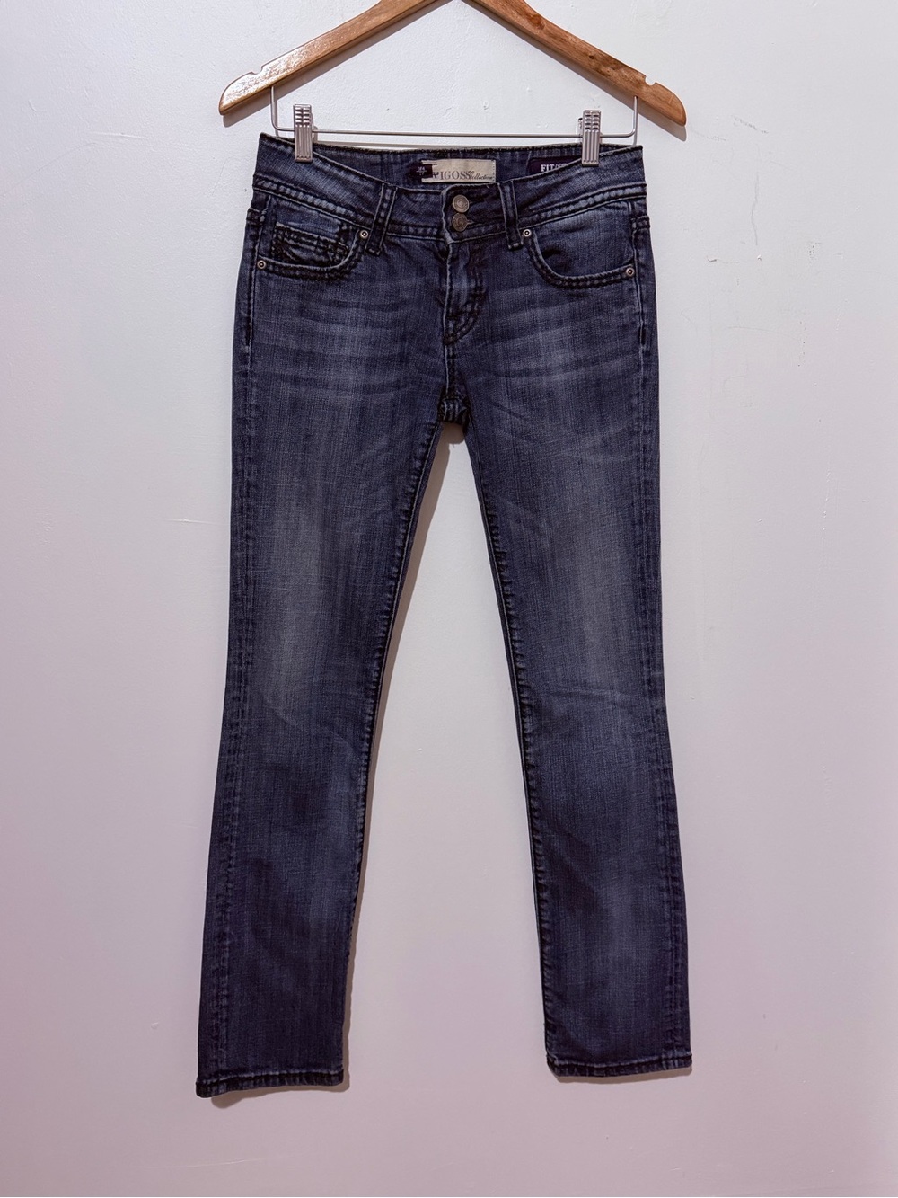Vigoss Straight Leg Jeans in Dark Indigo